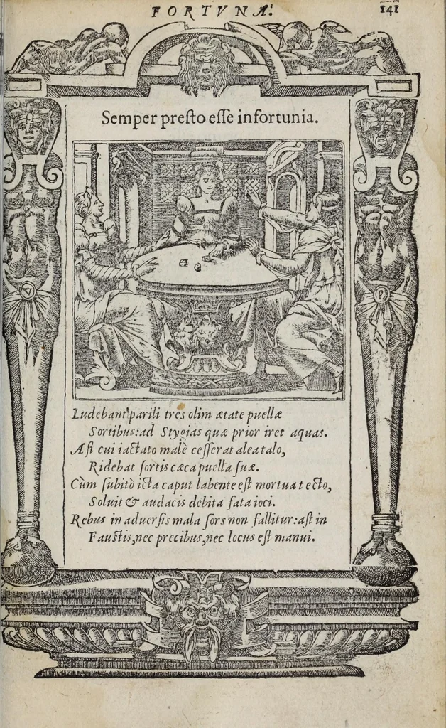 An illustration from Emblemata, 1551, leaf 147