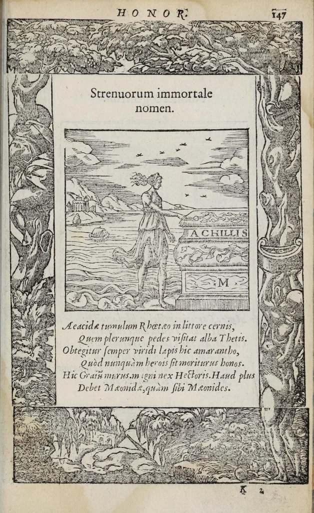 An illustration from Emblemata, 1551, leaf 153