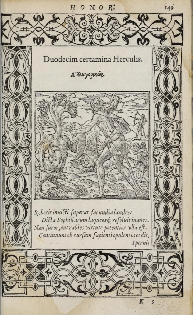 An illustration from Emblemata, 1551, leaf 155