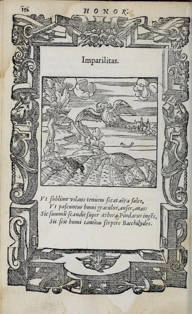 An illustration from Emblemata, 1551, leaf 158