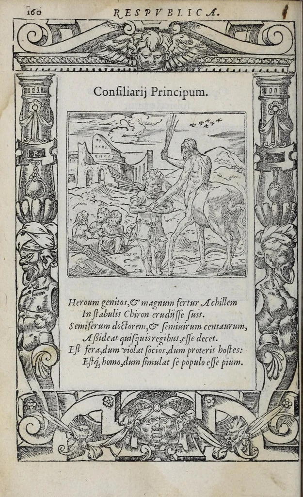 An illustration from Emblemata, 1551, leaf 166