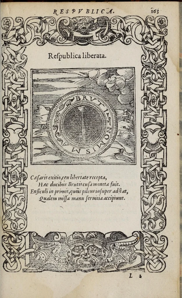 An illustration from Emblemata, 1551, leaf 169
