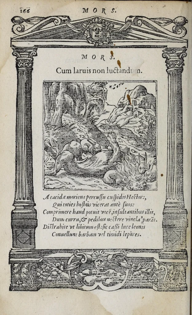 An illustration from Emblemata, 1551, leaf 172