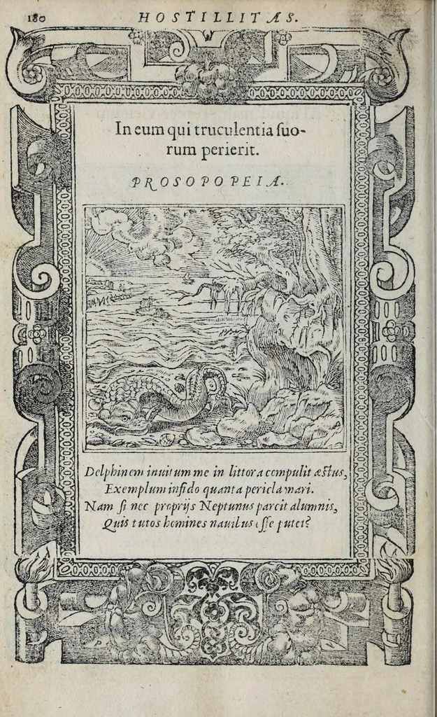 An illustration from Emblemata, 1551, leaf 186
