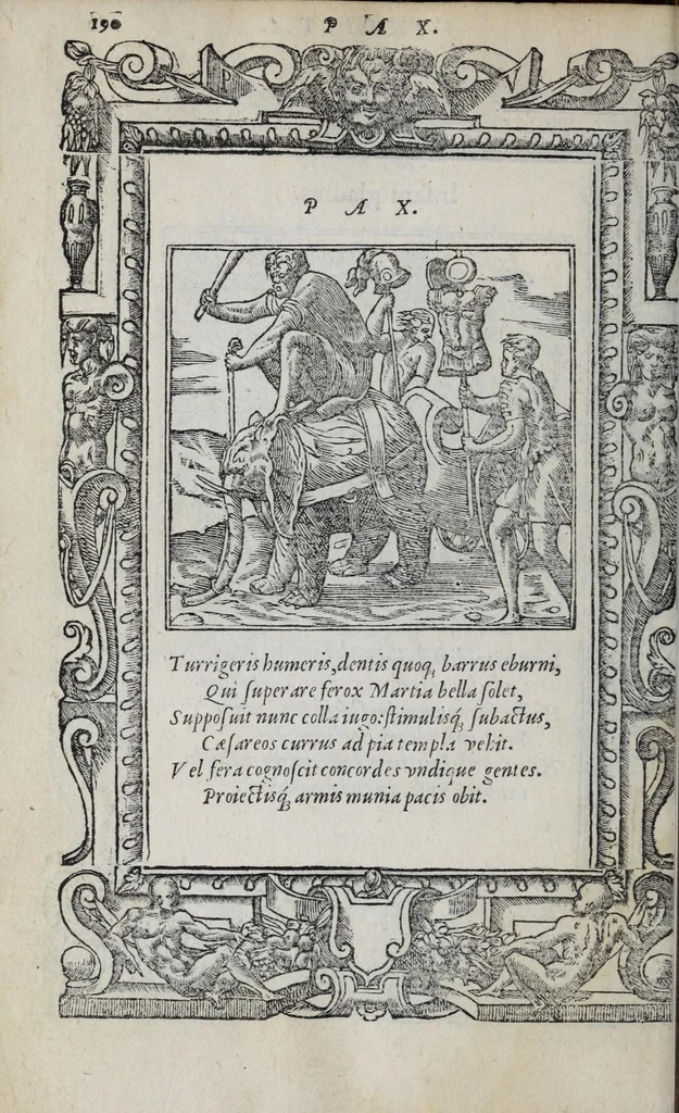 An illustration from Emblemata, 1551, leaf 196