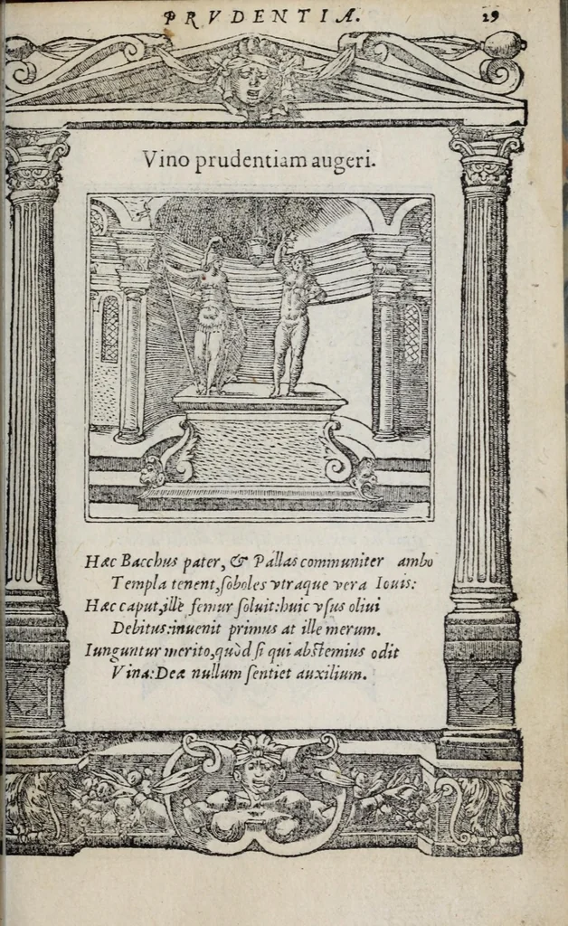 An illustration from Emblemata, 1551, leaf 35