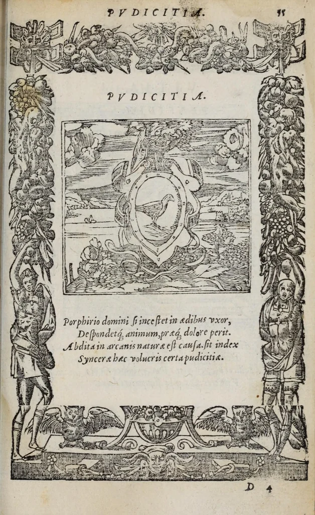An illustration from Emblemata, 1551, leaf 61