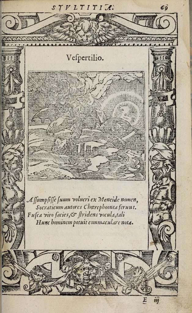 An illustration from Emblemata, 1551, leaf 75