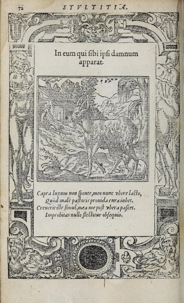 An illustration from Emblemata, 1551, leaf 78