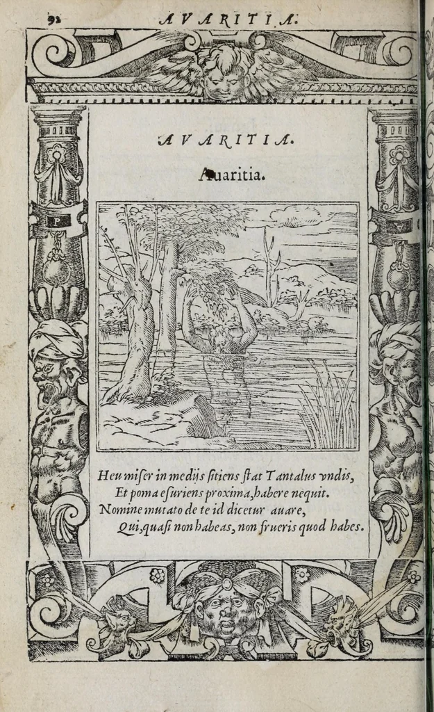 An illustration from Emblemata, 1551, leaf 98