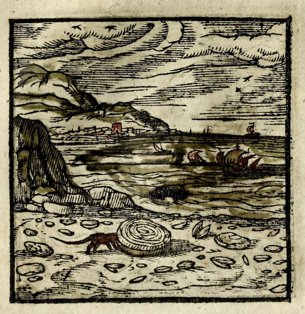 An illustration from Emblemata, 1608, leaf 123