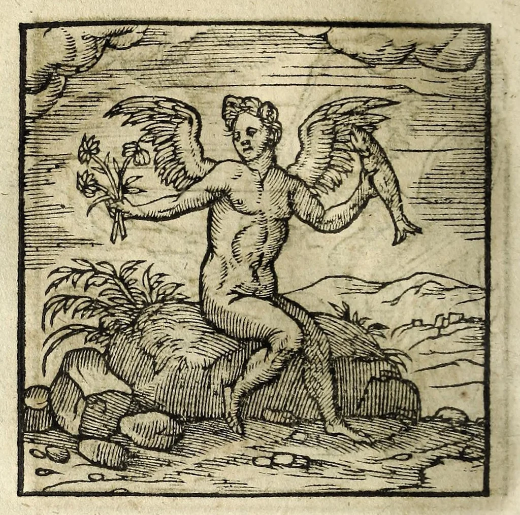 An illustration from Emblemata, 1608, leaf 136