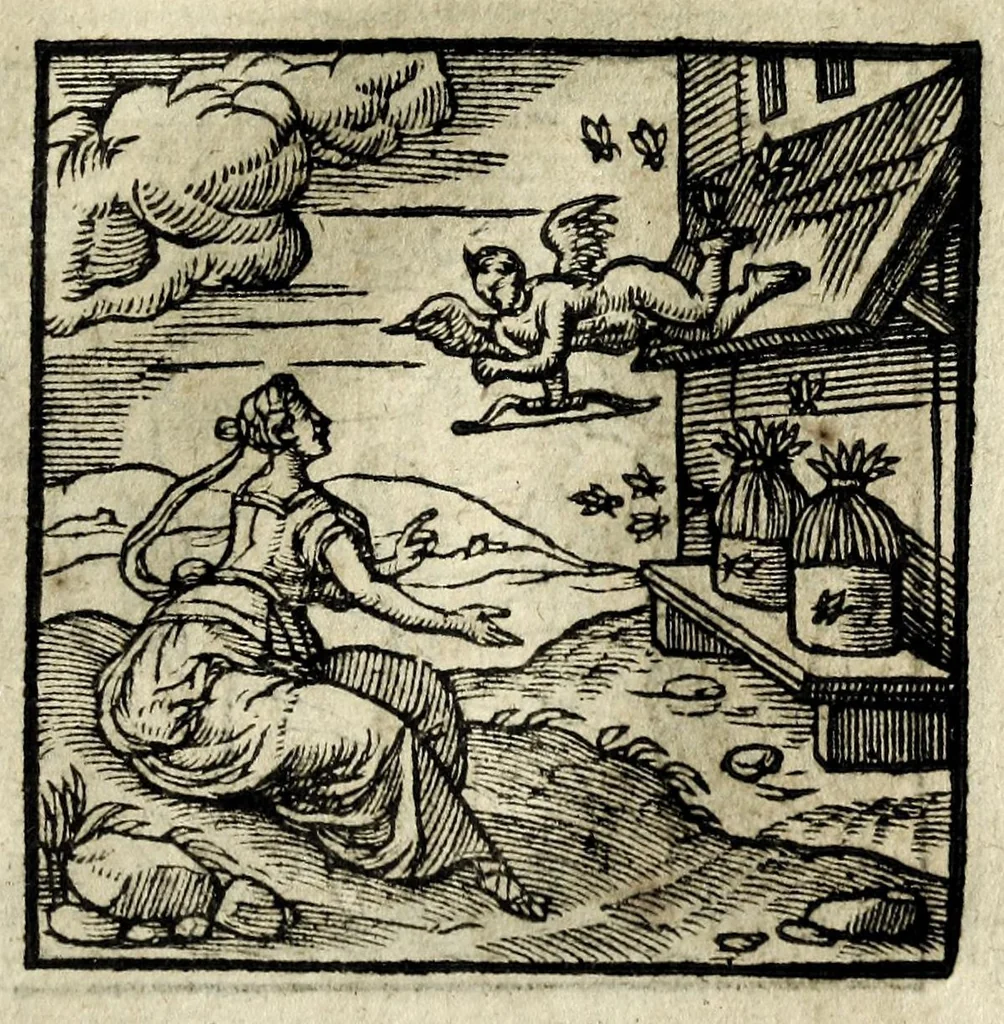 An illustration from Emblemata, 1608, leaf 141