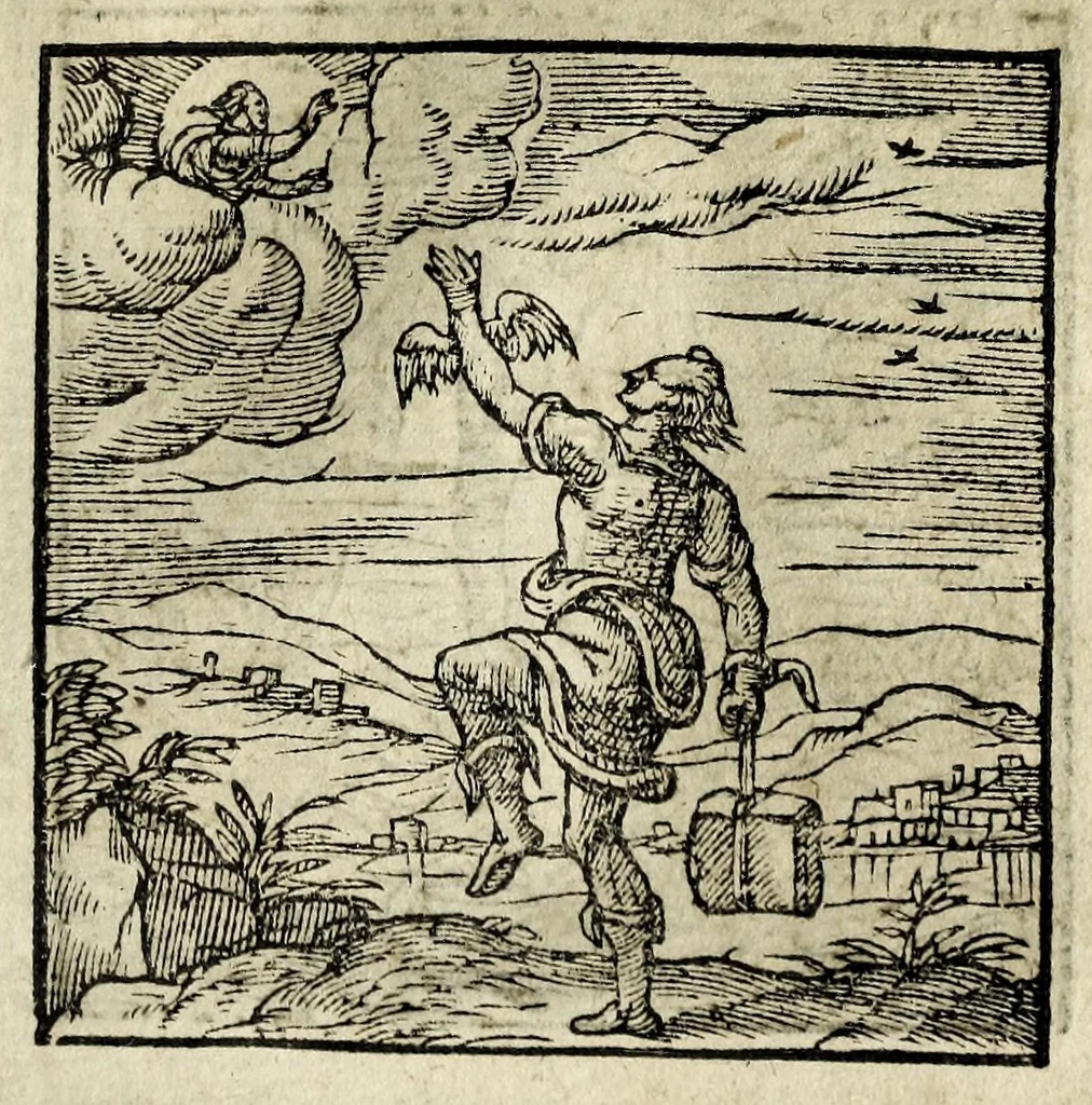 An illustration from Emblemata, 1608, leaf 151
