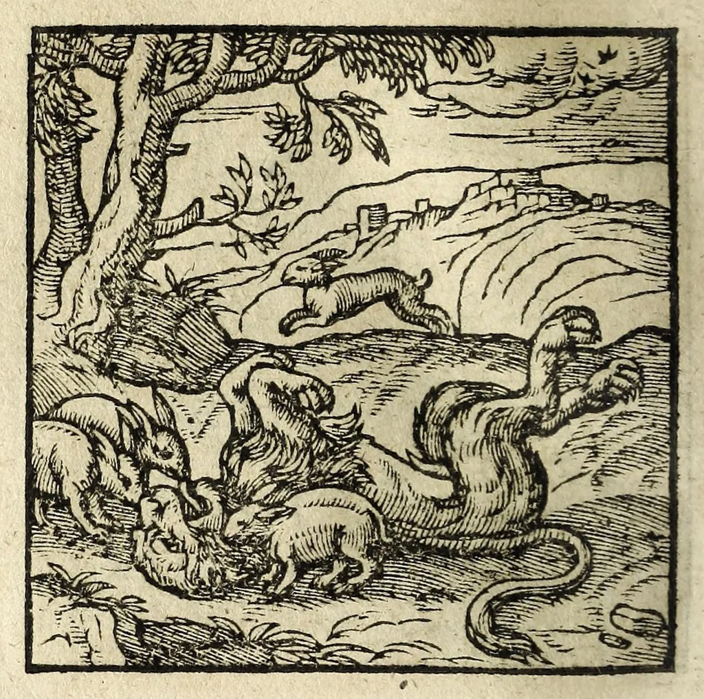 An illustration from Emblemata, 1608, leaf 184
