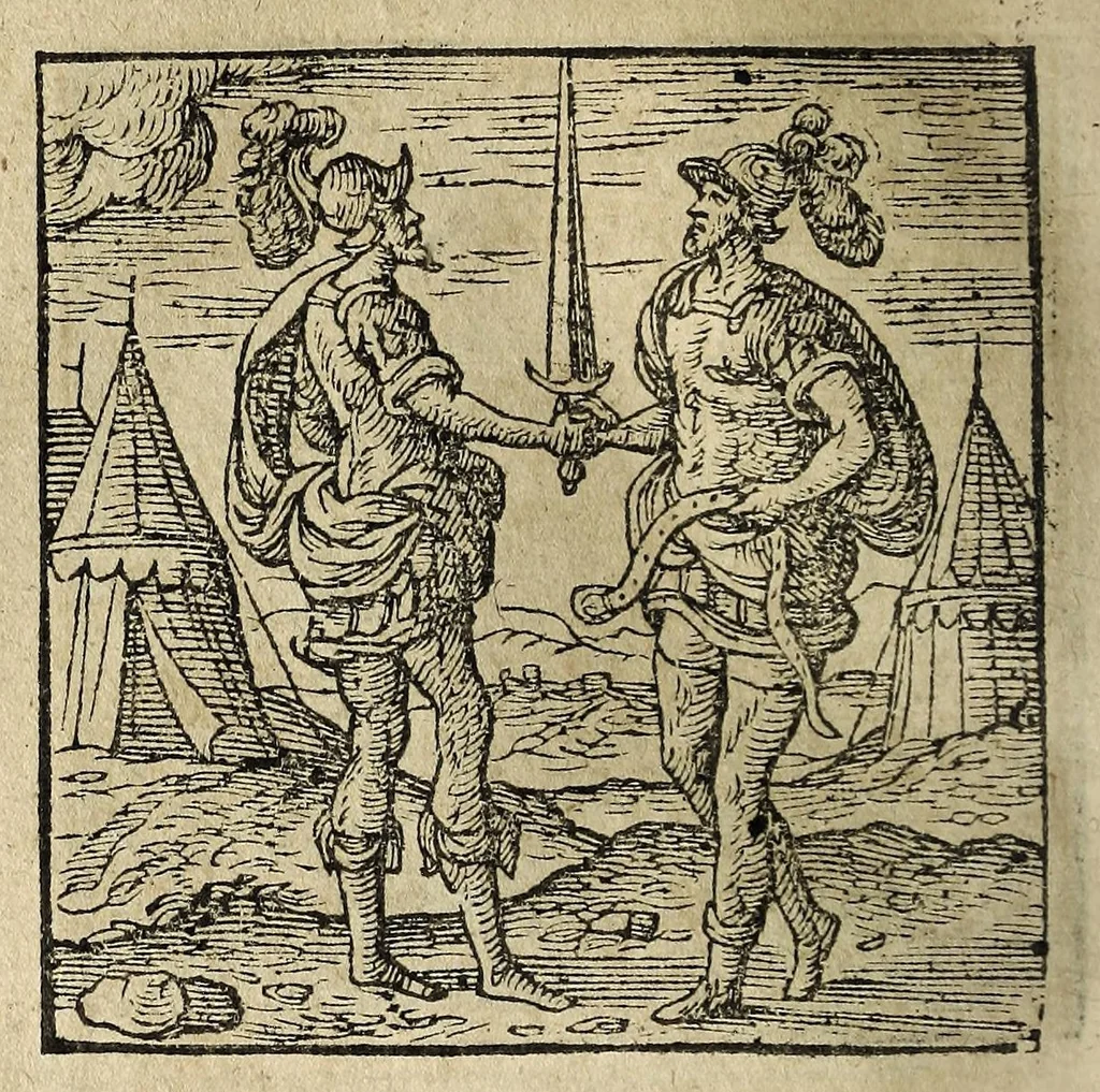 An illustration from Emblemata, 1608, leaf 198