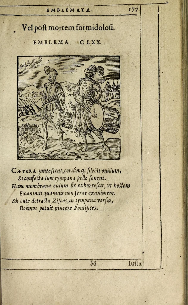 An illustration from Emblemata, 1608, leaf 201