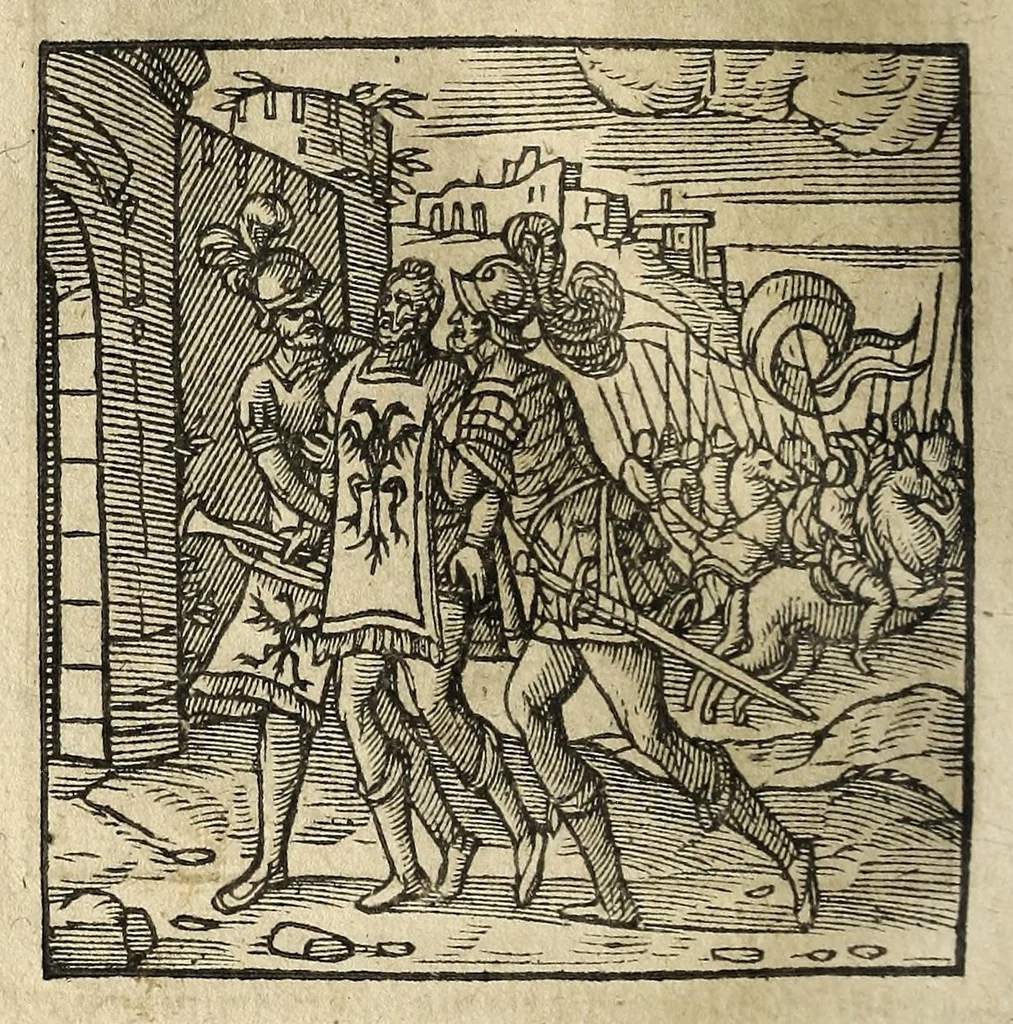 An illustration from Emblemata, 1608, leaf 204