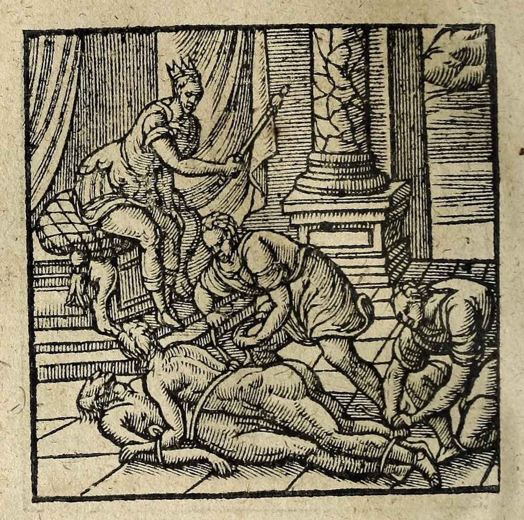 An illustration from Emblemata, 1608, leaf 228