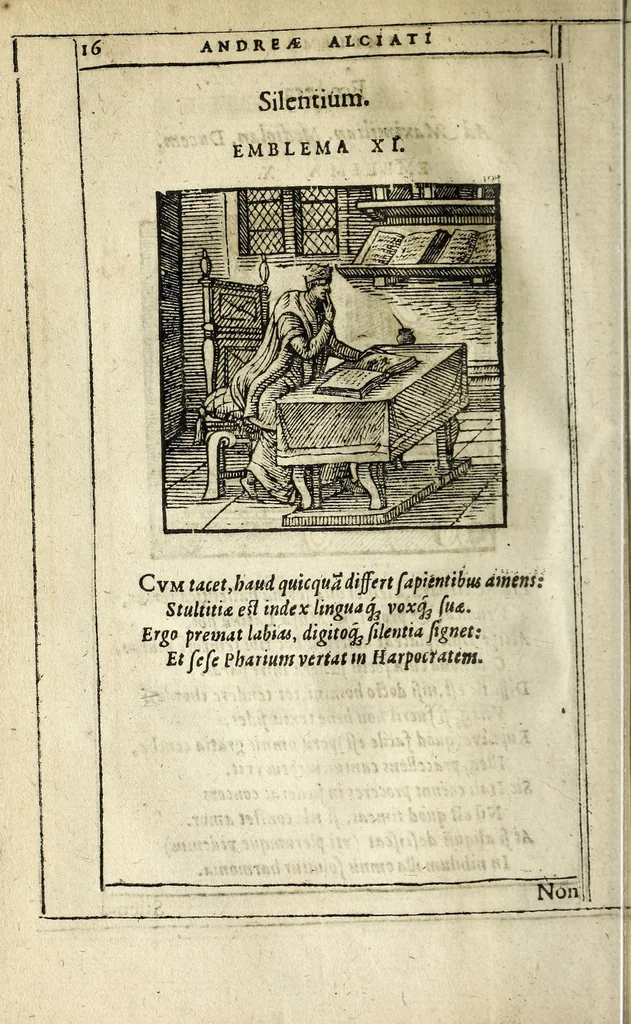 An illustration from Emblemata, 1608, leaf 40