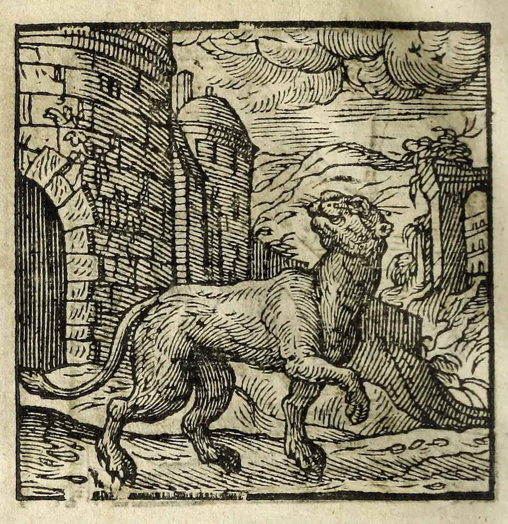 An illustration from Emblemata, 1608, leaf 42