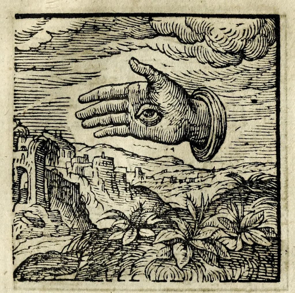 An illustration from Emblemata, 1608, leaf 45