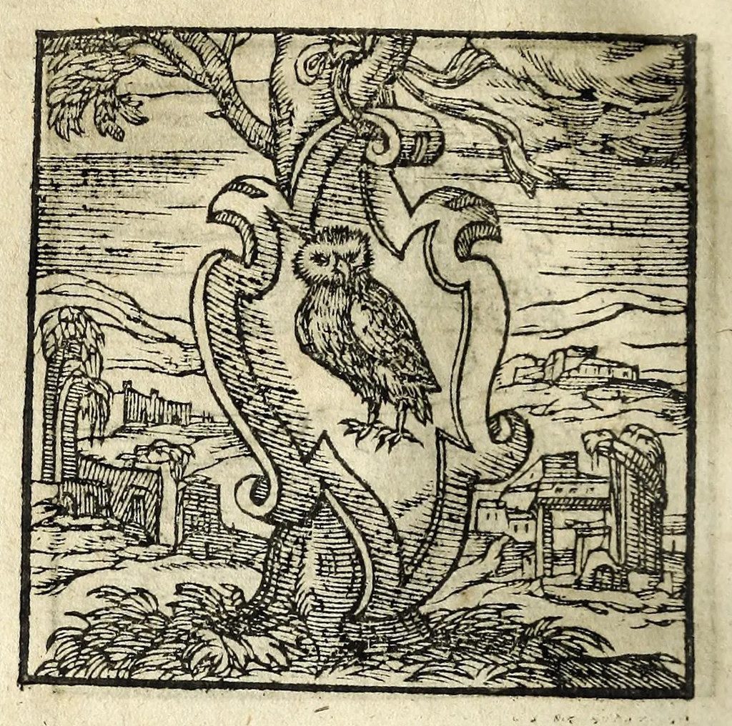 An illustration from Emblemata, 1608, leaf 48