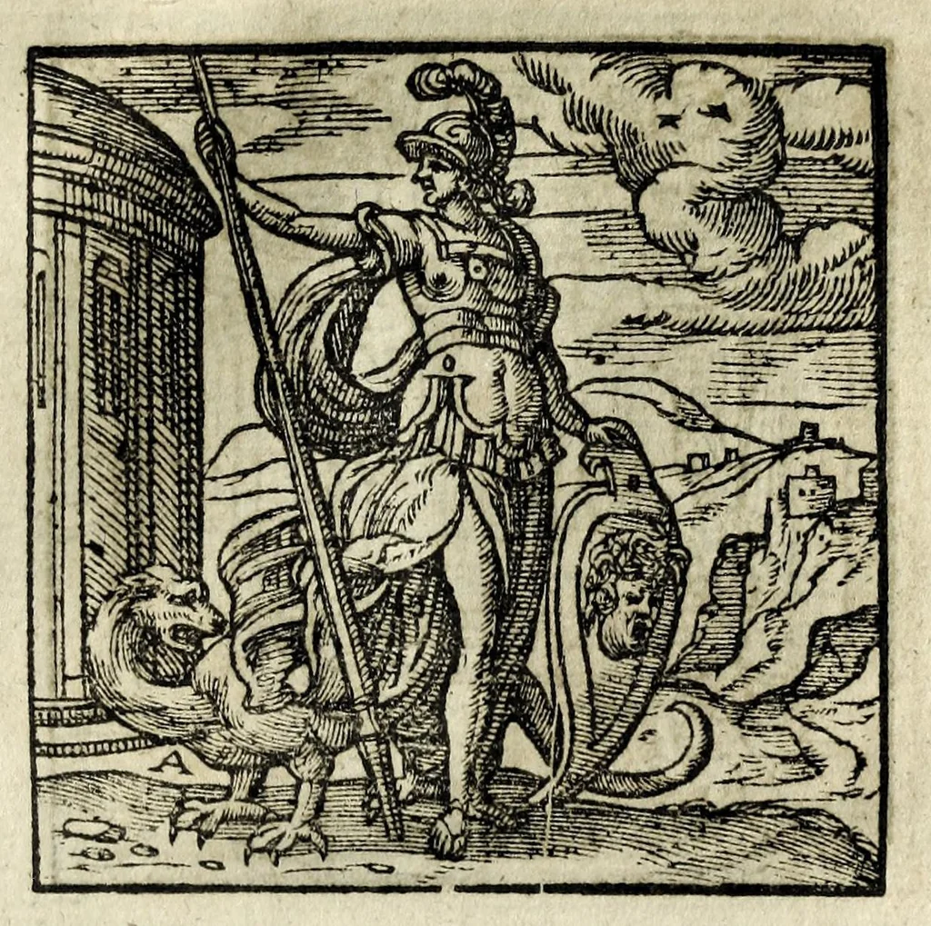 An illustration from Emblemata, 1608, leaf 51