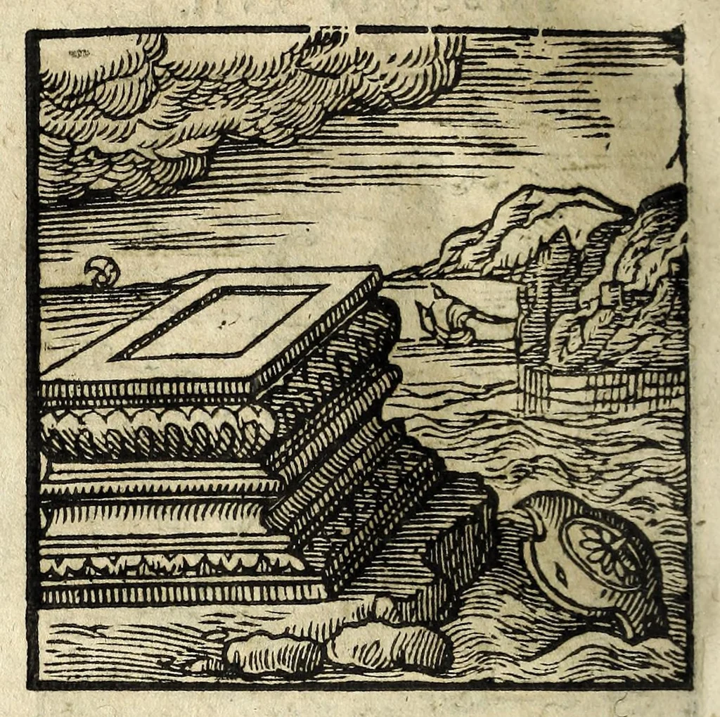 An illustration from Emblemata, 1608, leaf 58