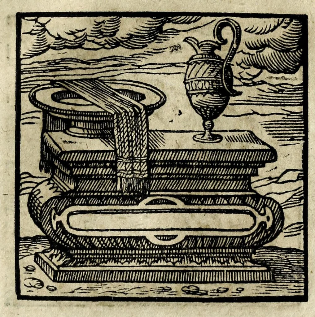 An illustration from Emblemata, 1608, leaf 61