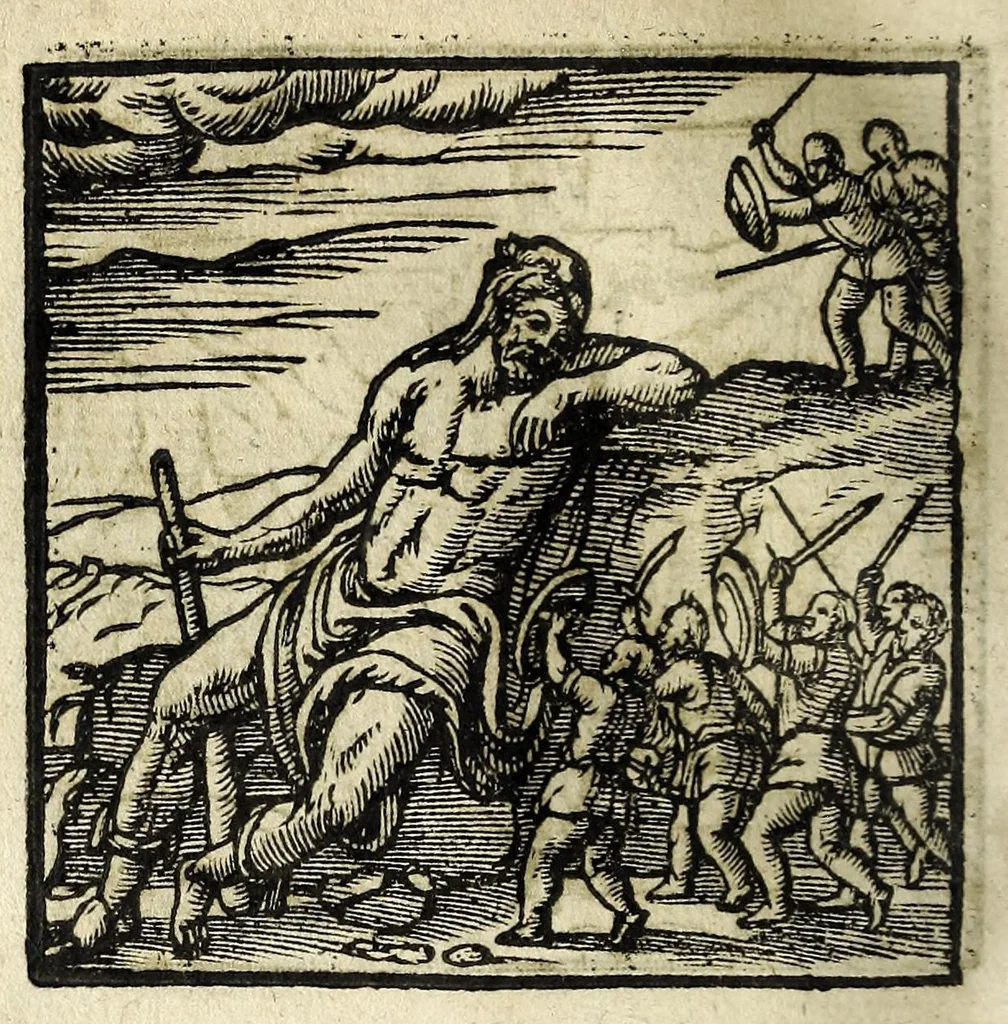 An illustration from Emblemata, 1608, leaf 88