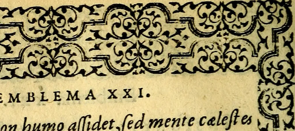 An illustration from Emblemata, 1565, leaf 101