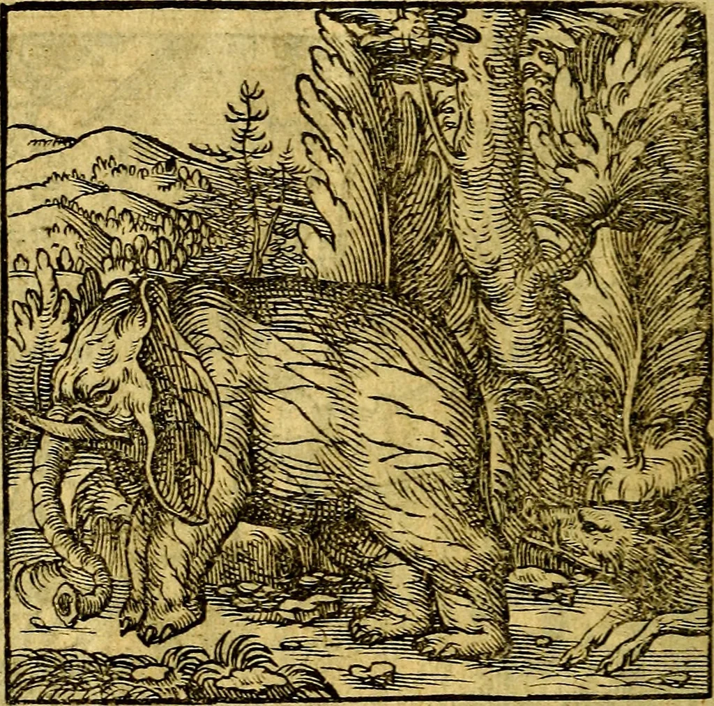 An illustration from Emblemata, 1565, leaf 11