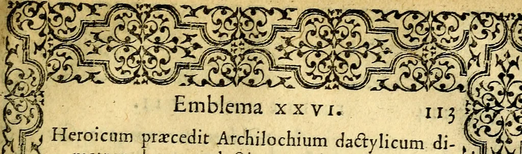 An illustration from Emblemata, 1565, leaf 114