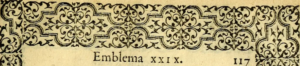 An illustration from Emblemata, 1565, leaf 118
