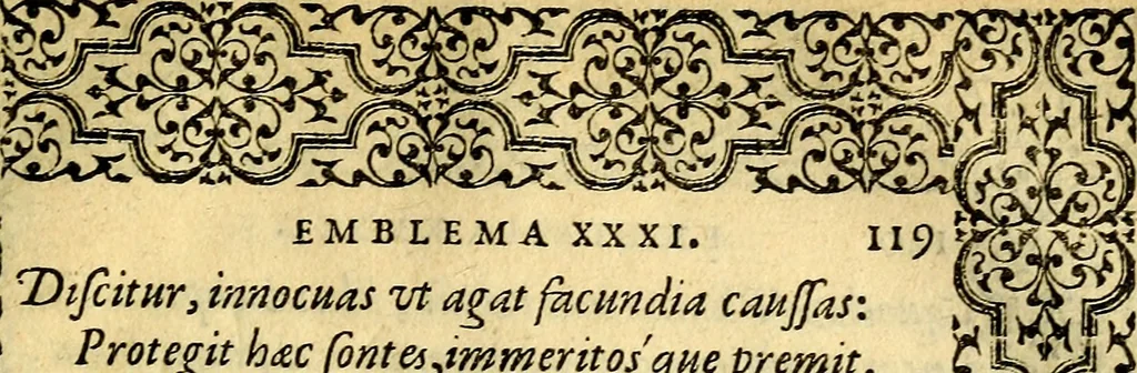 An illustration from Emblemata, 1565, leaf 120
