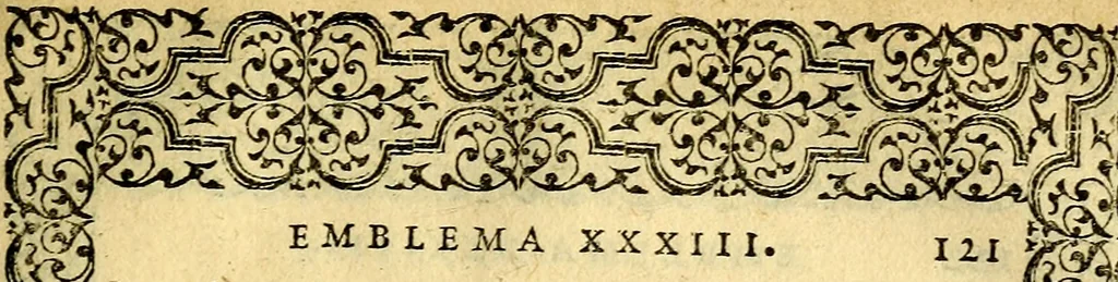 An illustration from Emblemata, 1565, leaf 122
