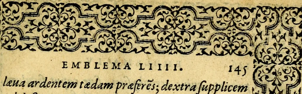 An illustration from Emblemata, 1565, leaf 146