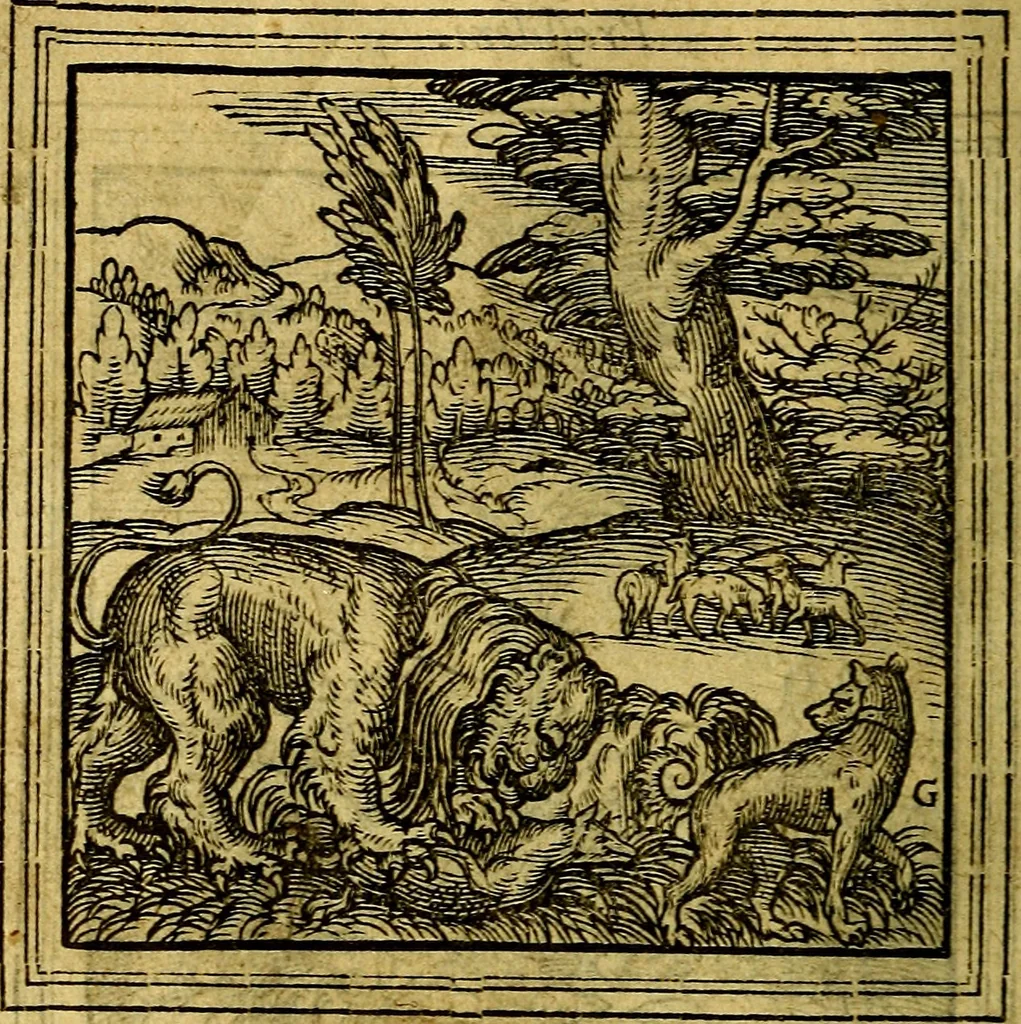 An illustration from Emblemata, 1565, leaf 19