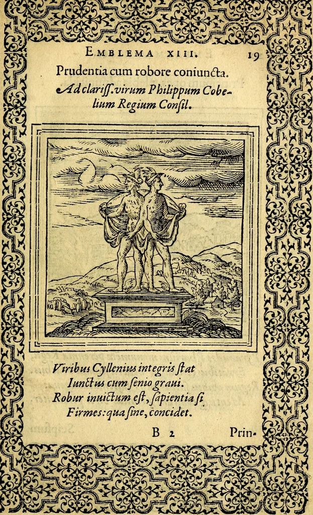 An illustration from Emblemata, 1565, leaf 22