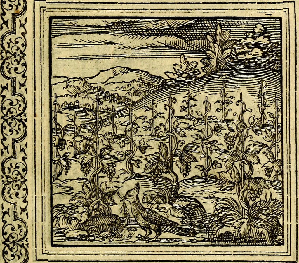 An illustration from Emblemata, 1565, leaf 24