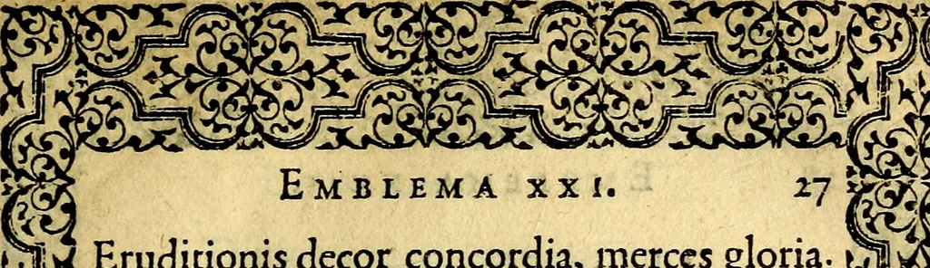 An illustration from Emblemata, 1565, leaf 30