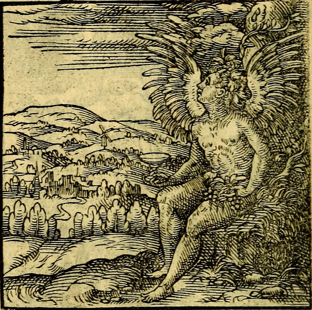 An illustration from Emblemata, 1565, leaf 43