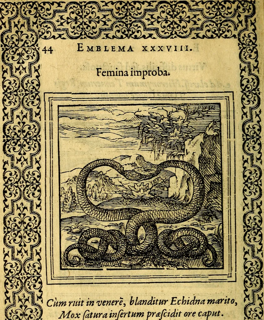 An illustration from Emblemata, 1565, leaf 47