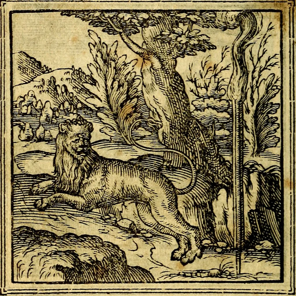 An illustration from Emblemata, 1565, leaf 55