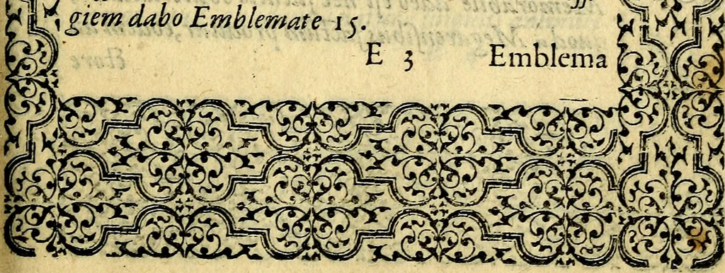 An illustration from Emblemata, 1565, leaf 72