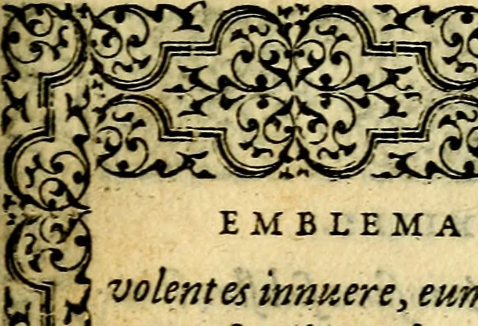 An illustration from Emblemata, 1565, leaf 90