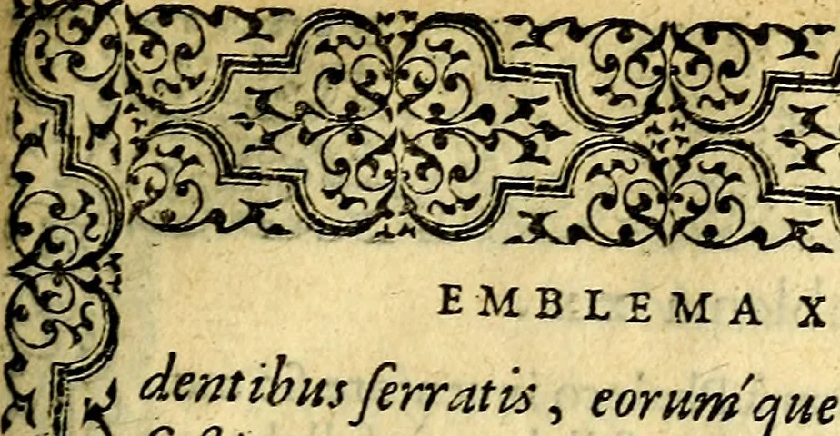 An illustration from Emblemata, 1565, leaf 98