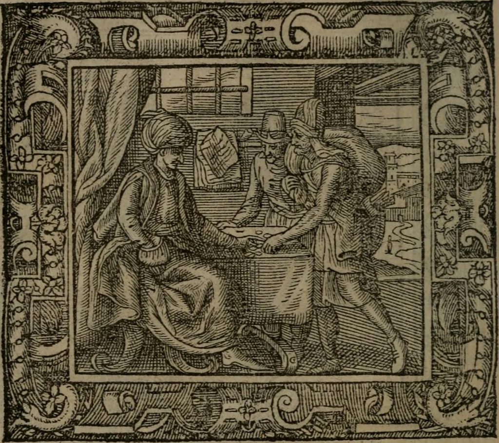 An illustration from Emblemata, 1564, leaf 107