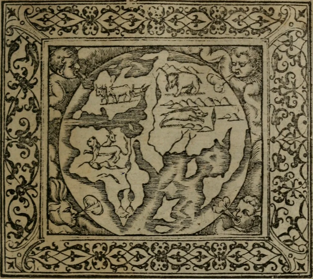 An illustration from Emblemata, 1564, leaf 118
